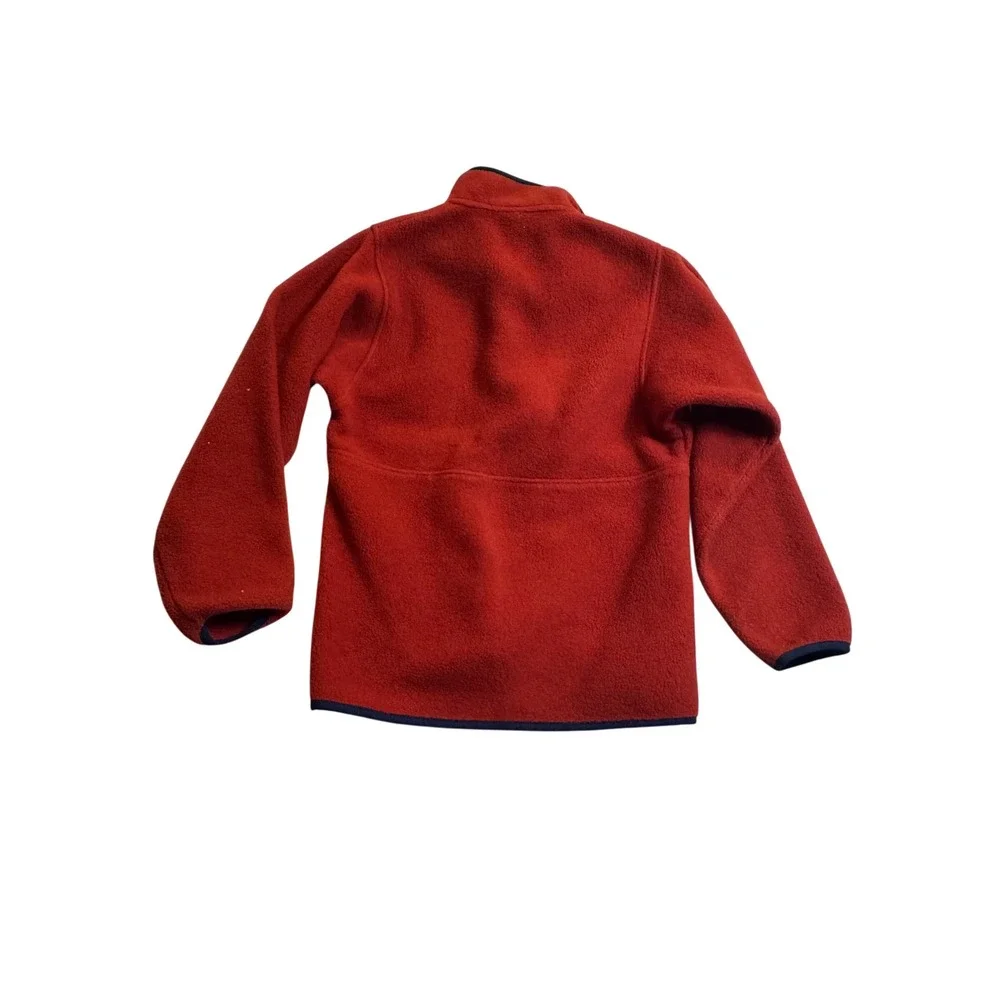 Patagonia 1999 Marsupial Synchilla Fleece 1/4 Zip Pullover Red Mens XS 25735 S6